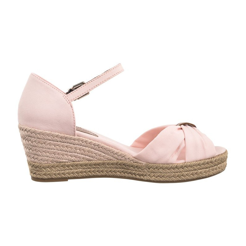 Tommy Hilfiger Basic Open Toe Mid Wedge Whimsy Pink FW0FW04785 TJQ (TH1078-b) shoes