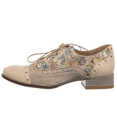 Maciejka Beżowe+Złote 06408-04/00-5 (MA1181-a) shoes