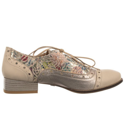 Maciejka Beżowe+Złote 06408-04/00-5 (MA1181-a) shoes