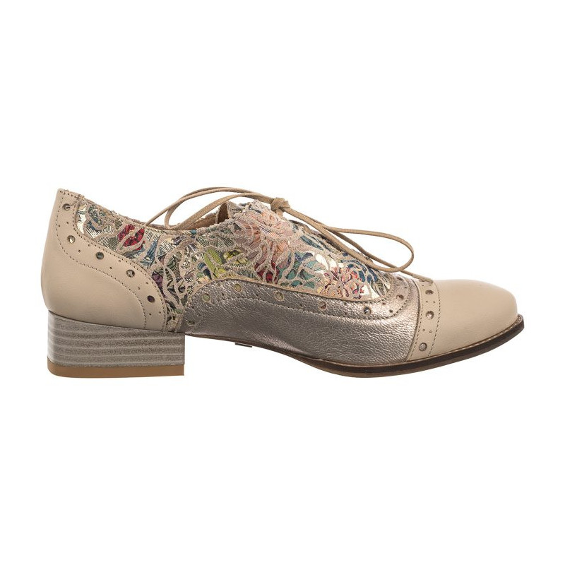 Maciejka Beżowe+Złote 06408-04/00-5 (MA1181-a) shoes