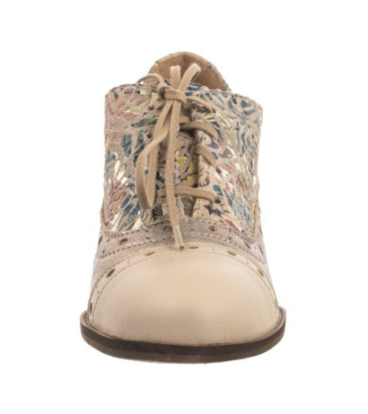 Maciejka Beżowe+Złote 06408-04/00-5 (MA1181-a) shoes