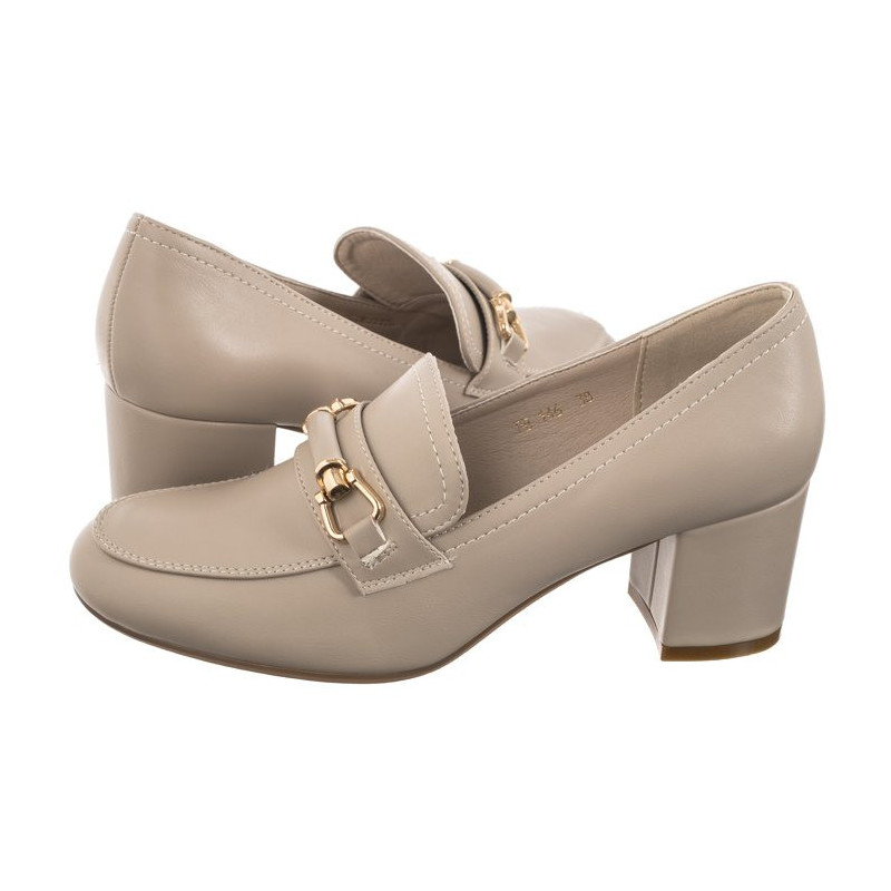 Sergio Leone Beżowe PB 146 (SL512-a) shoes