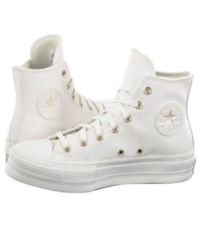 Converse CTAS Lift Hi Vintage White/Egret/Gold A03719C (CO664-a) shoes