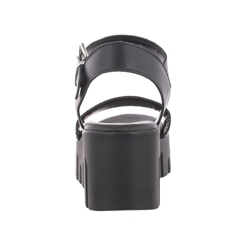 Tamaris Czarne 1-28712-42 003 Black Leather (TM481-a) shoes