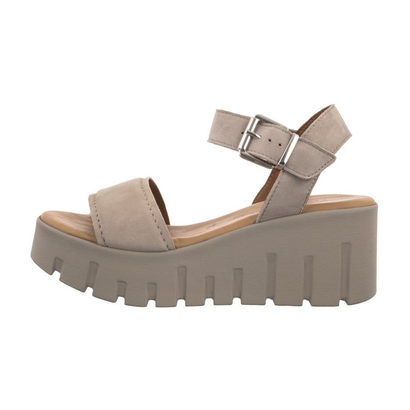 Tamaris Beżowe 1-28712-42 378 Taupe Suede (TM481-b) shoes