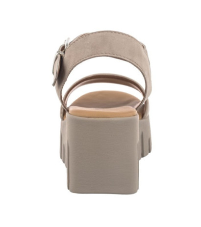 Tamaris Beżowe 1-28712-42 378 Taupe Suede (TM481-b) shoes