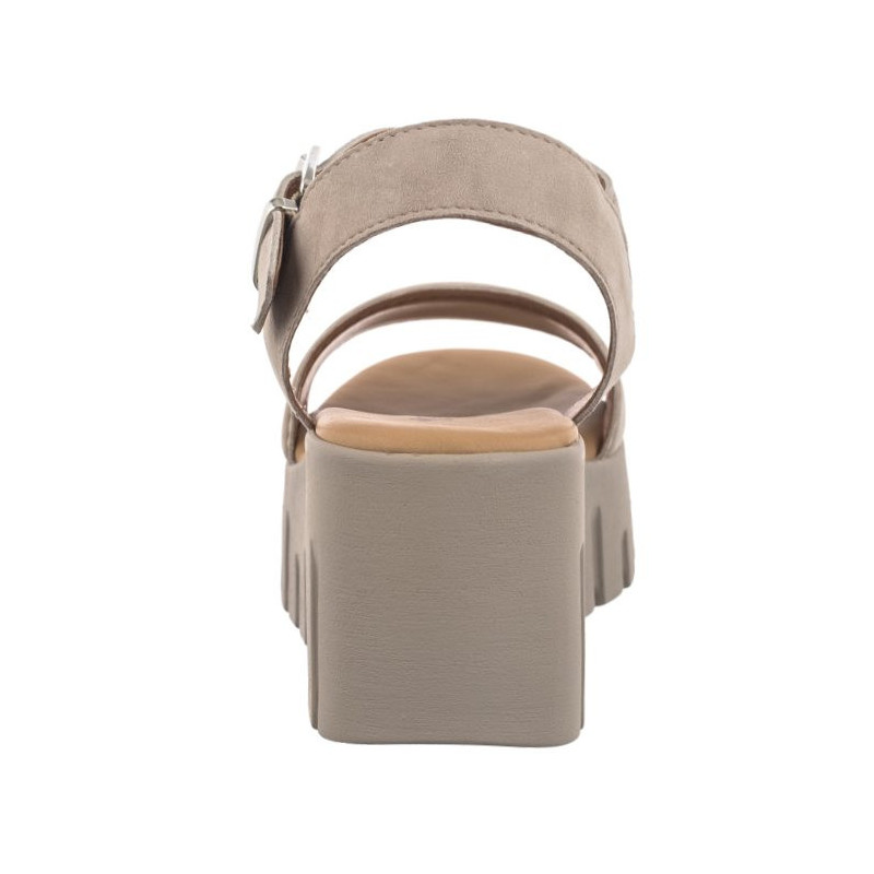 Tamaris Beżowe 1-28712-42 378 Taupe Suede (TM481-b) shoes