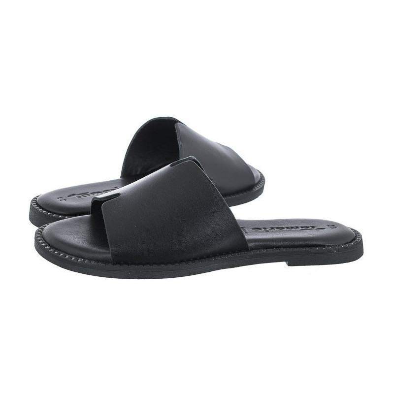 Tamaris Czarne 1-27135-42 001 Black (TM484-a) Women's Shoes/Flip Flops