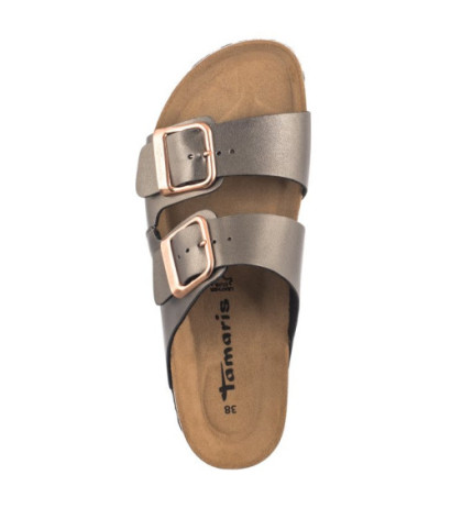Tamaris Brązowe 1-27503-42 214 Anthracite (TM483-b) Women's Shoes/Flip Flops
