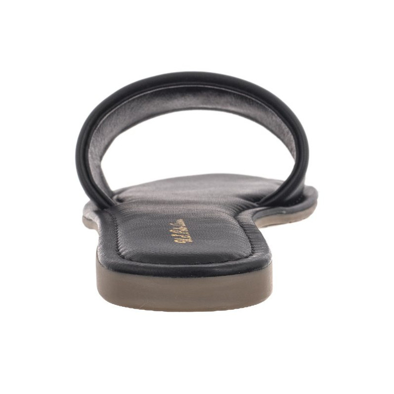 U.S. Polo Assn. Linda004 Lth-Blk Linda004W/4L1 (US190-a) Women's Shoes/Flip Flops