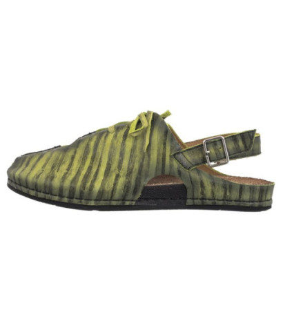 Maciejka Zielone/Czarne 06418-09/00-6 (MA1190-b) sandals