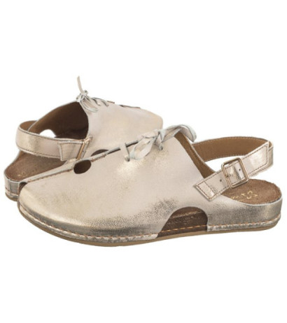 Maciejka Beż Przecierka na Złoto 06418-04/00-6 (MA1190-c) sandals