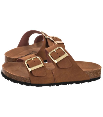 Tamaris Brązowe 1-27503-42 307 Cognac Nubuk (TM483-c) Women's Shoes/Flip Flops