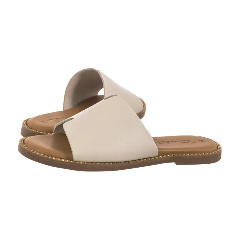 Tamaris Beżowe 1-27135-42 418 Ivory (TM484-c) Women's Shoes/Flip Flops