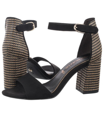 Tamaris Czarne 1-28356-42 0C8 Black Comb (TM482-c) shoes