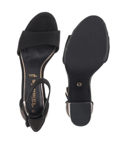 Tamaris Czarne 1-28356-42 0C8 Black Comb (TM482-c) shoes