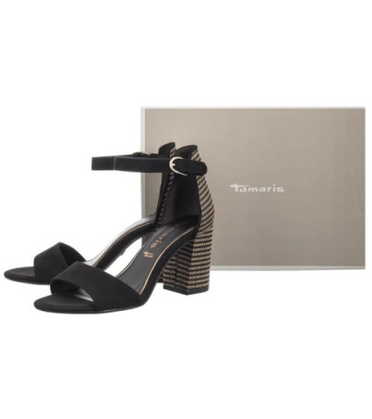 Tamaris Czarne 1-28356-42 0C8 Black Comb (TM482-c) shoes