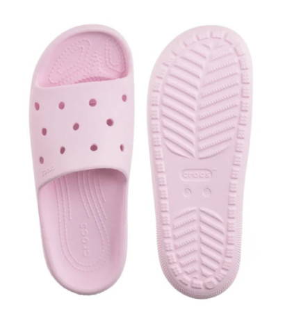 Crocs Classic Slide V2 Pink Milk 209401-6ZW (CR325-c) Women's Shoes/Flip Flops