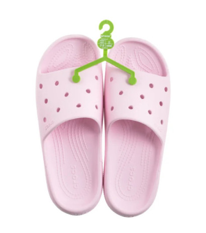Crocs Classic Slide V2 Pink Milk 209401-6ZW (CR325-c) Women's Shoes/Flip Flops