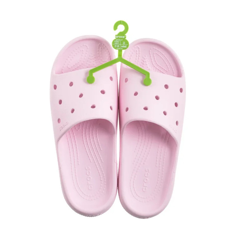 Crocs Classic Slide V2 Pink Milk 209401-6ZW (CR325-c) Women's Shoes/Flip Flops