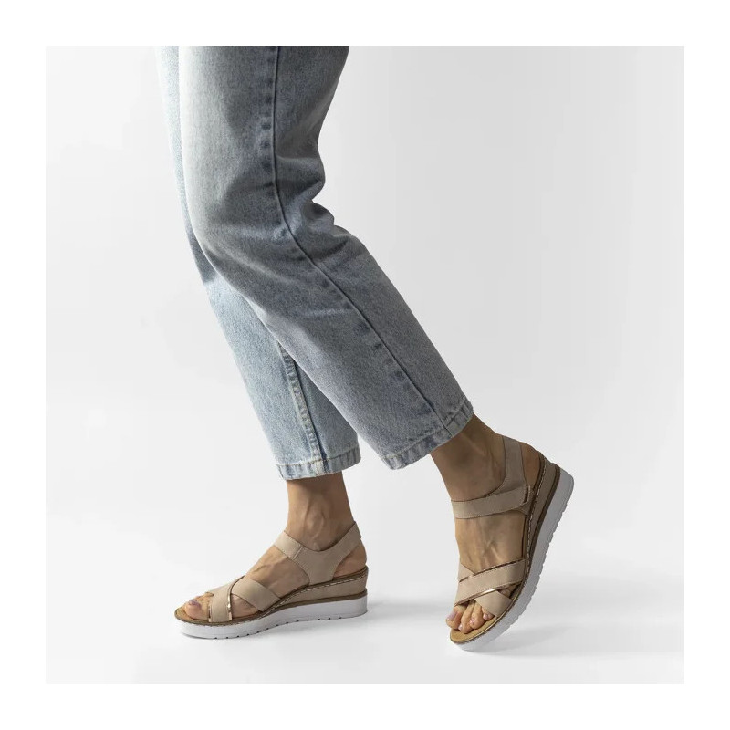 Rieker Różowe V38G9-31 Pink (RI168-a) shoes