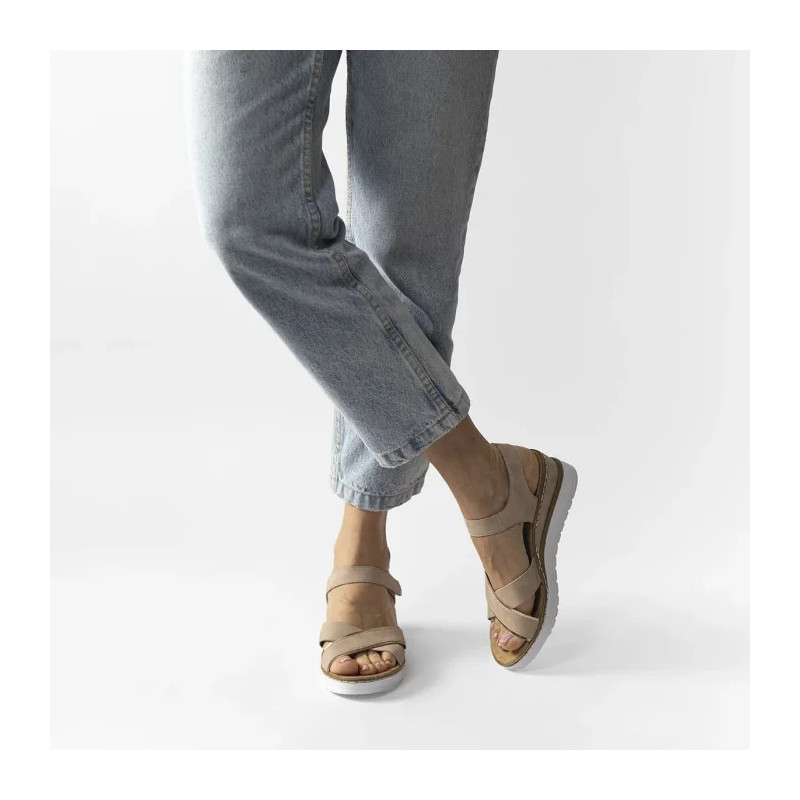 Rieker Różowe V38G9-31 Pink (RI168-a) shoes