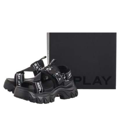 Replay Juyce Buckle GWSA6.000.C0001T RSA60001T 0003 Black (RP15-a) sandals