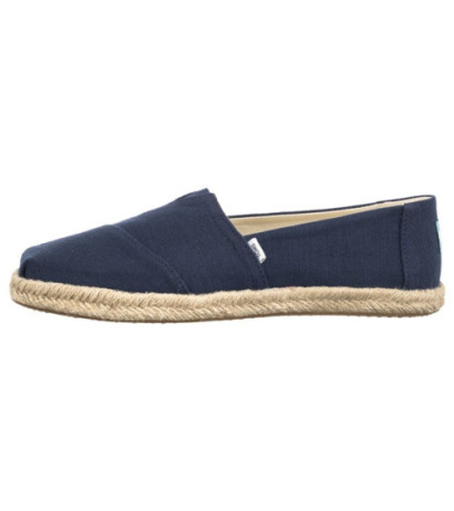 Toms Alpargata Rope Navy Recycled Cotton Slubby Woven 10019674 (TS45-a) sneakers