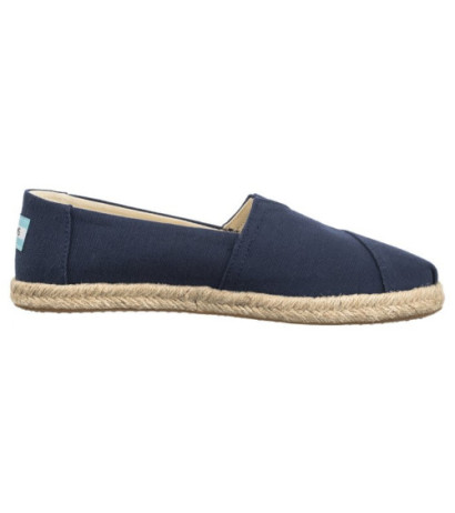 Toms Alpargata Rope Navy Recycled Cotton Slubby Woven 10019674 (TS45-a) sneakers
