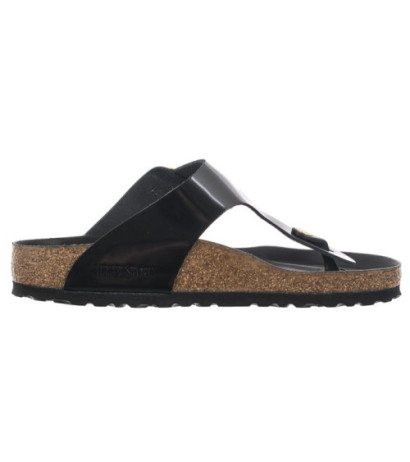 Birkenstock Gizeh Big Buckle High-Shine Black 1021467 (BK253-a) flip flops