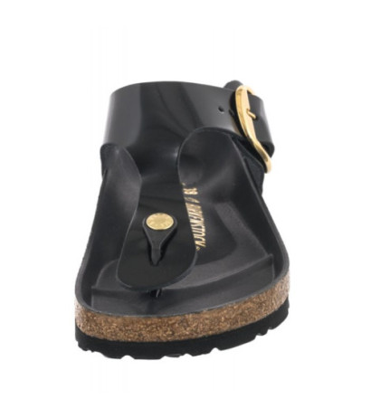 Birkenstock Gizeh Big Buckle High-Shine Black 1021467 (BK253-a) flip flops