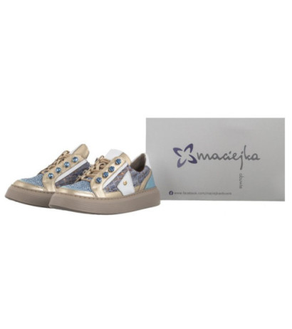 Maciejka Niebieskie/Beżowe 06466-06/00-7 (MA1195-a) shoes