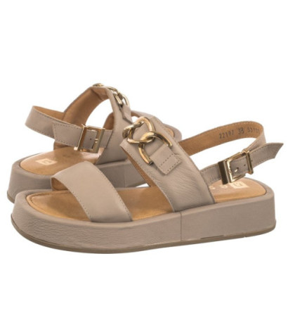 Nessi Beżowe 22197 02 (NE376-a) sandals
