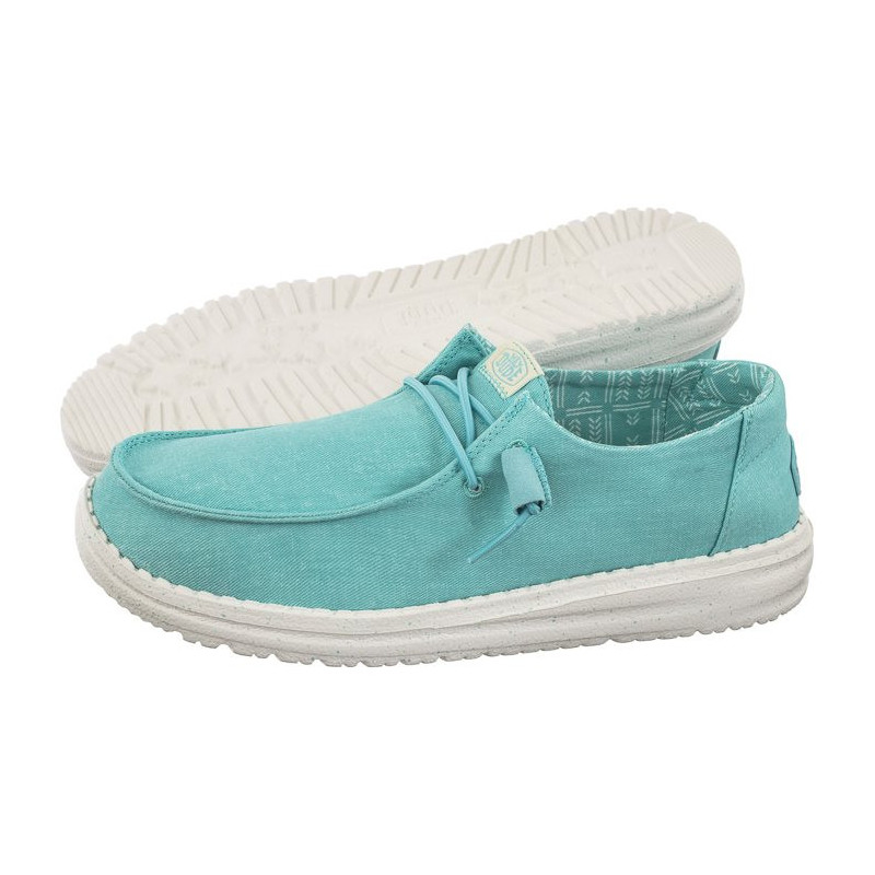 Hey Dude Wendy Canvas Turquoise 40902-440 (HY17-b) shoes