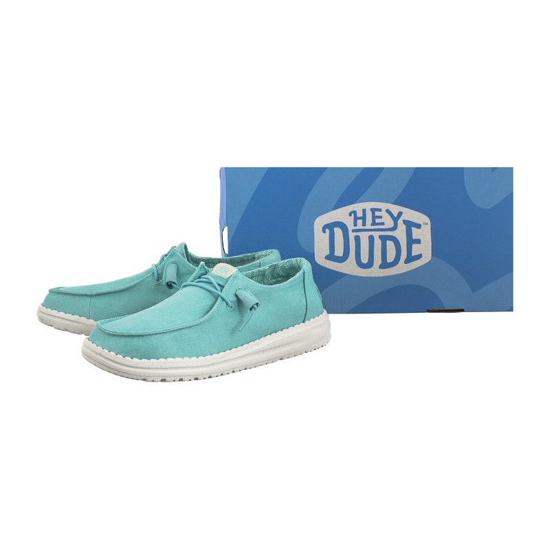 Hey Dude Wendy Canvas Turquoise 40902-440 (HY17-b) shoes