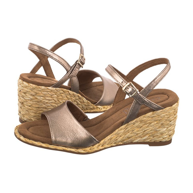 Caprice Złote 9-28307-42 341 Taupe Metallic (CP408-a) shoes