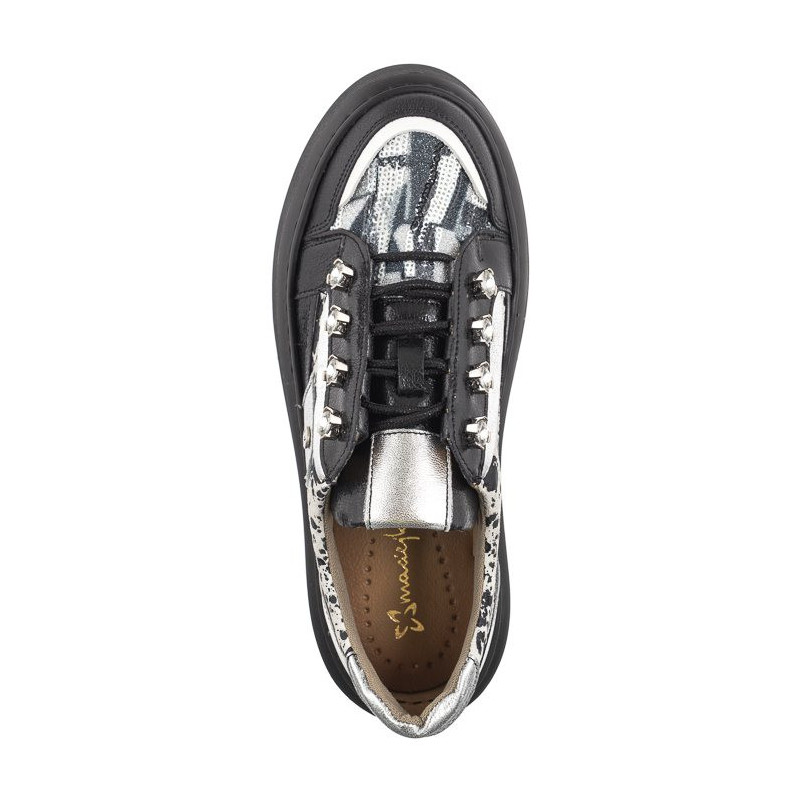 Maciejka Czarne+Białe 06466-01/00-7 (MA1195-b) shoes