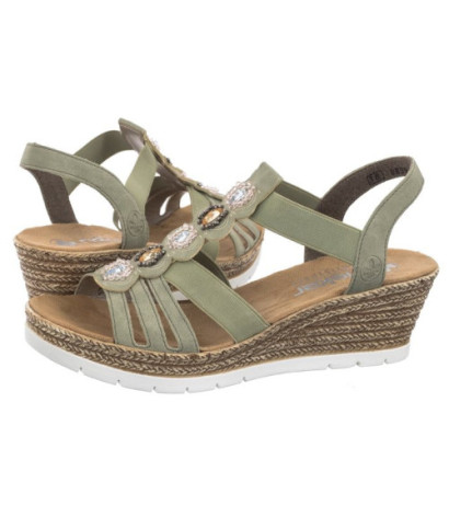 Rieker Zielone 619B2-52 Green (RI173-a) shoes