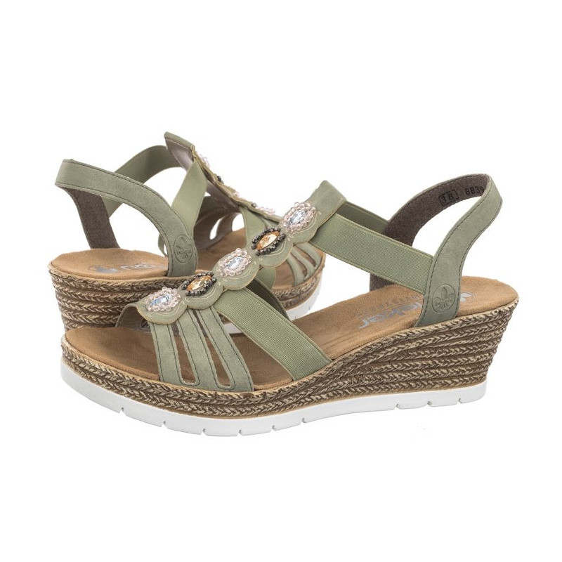 Rieker Zielone 619B2-52 Green (RI173-a) shoes