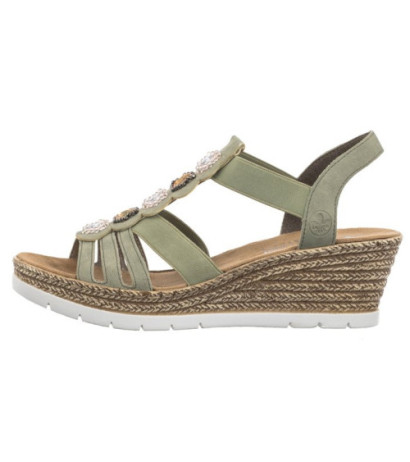 Rieker Zielone 619B2-52 Green (RI173-a) shoes