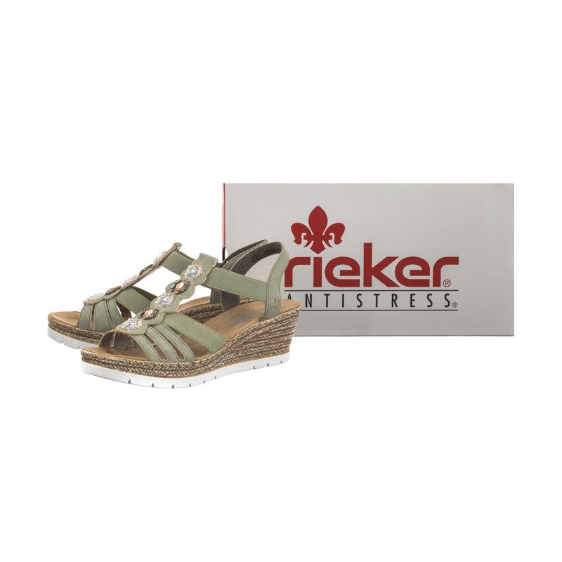 Rieker Zielone 619B2-52 Green (RI173-a) shoes