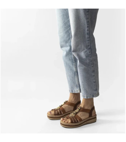 Rieker Brązowe V0921-24 Brown (RI175-a) shoes