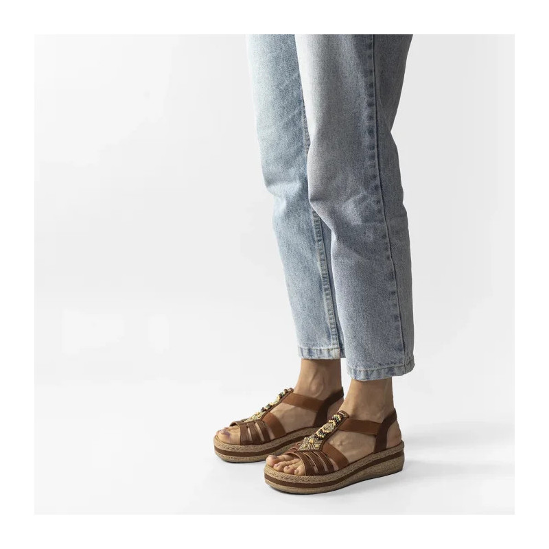 Rieker Brązowe V0921-24 Brown (RI175-a) shoes