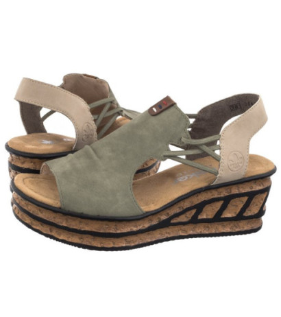 Rieker Zielone 68175-52 Green (RI176-a) shoes