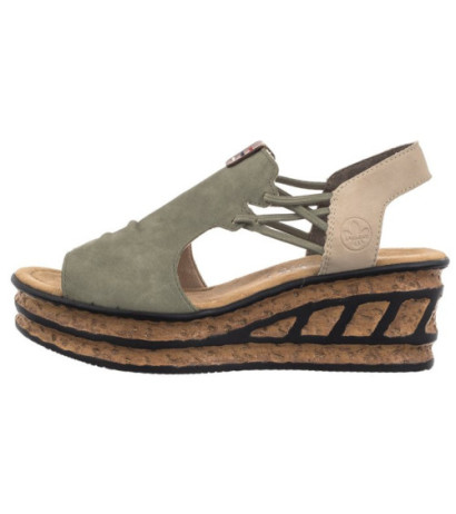 Rieker Zielone 68175-52 Green (RI176-a) shoes