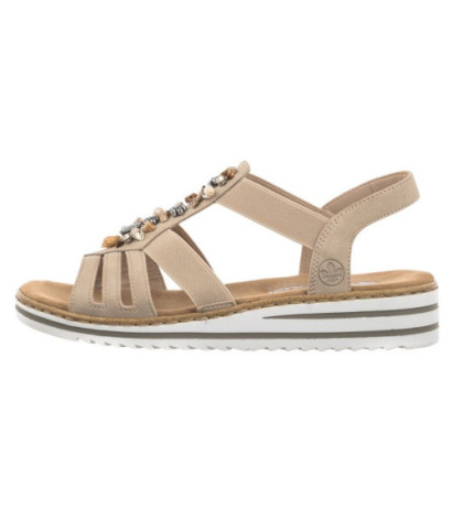 Rieker Beżowe V0649-62 Beige (RI177-a) shoes