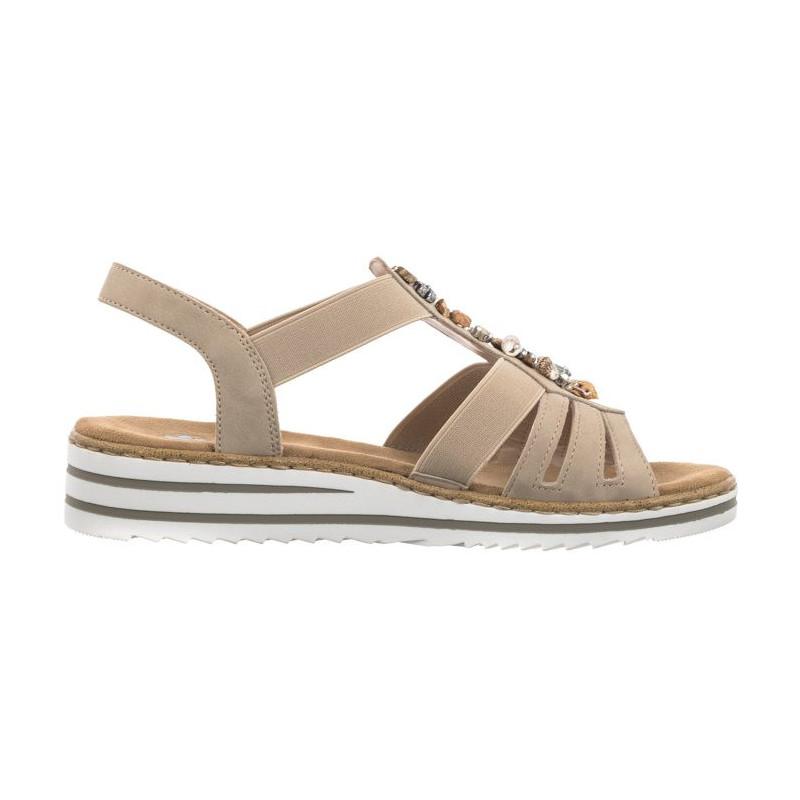 Rieker Beżowe V0649-62 Beige (RI177-a) shoes
