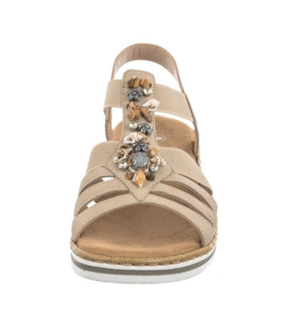 Rieker Beżowe V0649-62 Beige (RI177-a) shoes