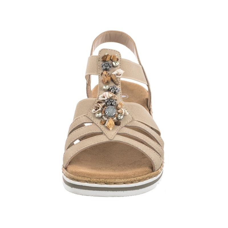 Rieker Beżowe V0649-62 Beige (RI177-a) shoes