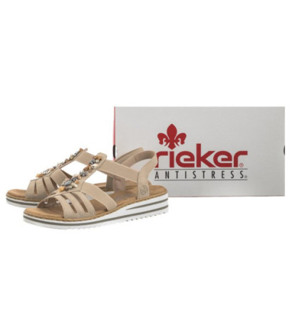Rieker Beżowe V0649-62 Beige (RI177-a) shoes